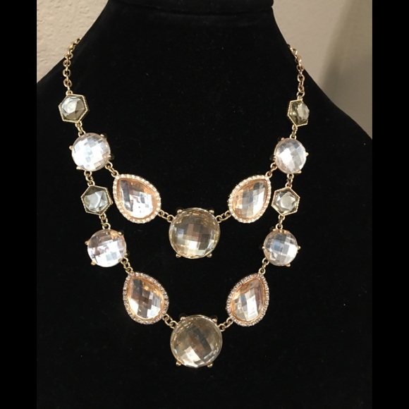 📿INC International Gold-Tone Puff Stone Statement Necklace & Bracelet - Picture 2 of 14